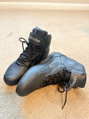 Alpinestars woman’s Black Racing Shoes - High-Top Lace-Up
